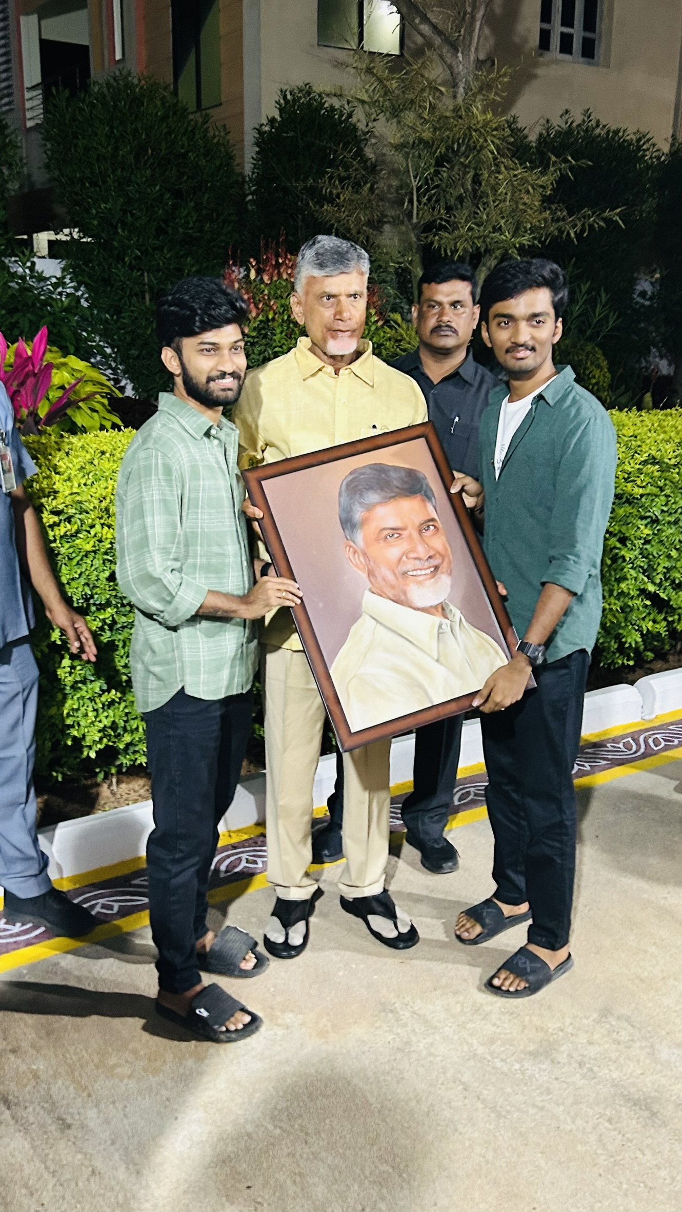 chandrababu Painting